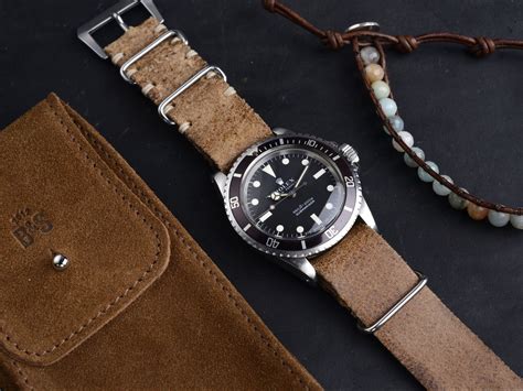 rolex batman nato strap|Rolex 20mm leather strap.